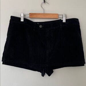 We The Free Black Gala-Vanting Low Rise Mini Skort